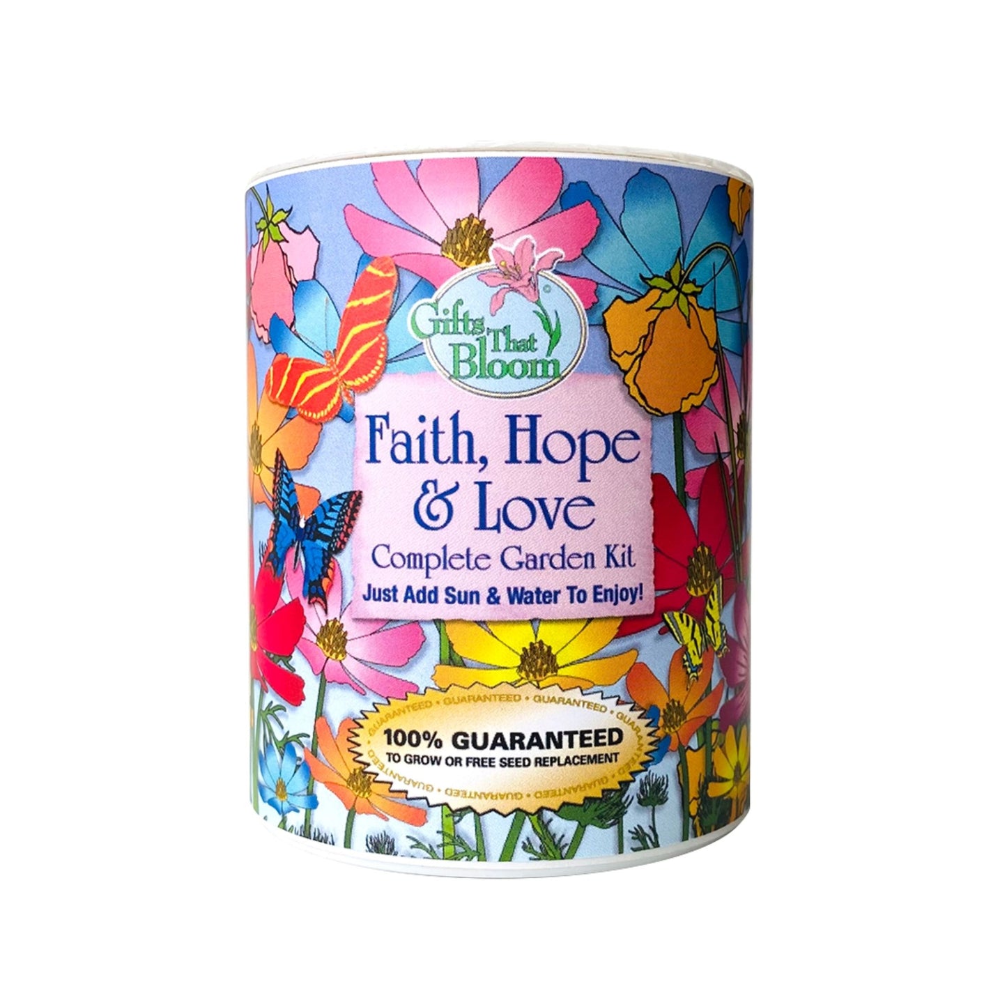 Faith, Hope & Love Garden Grocan Seed Kit