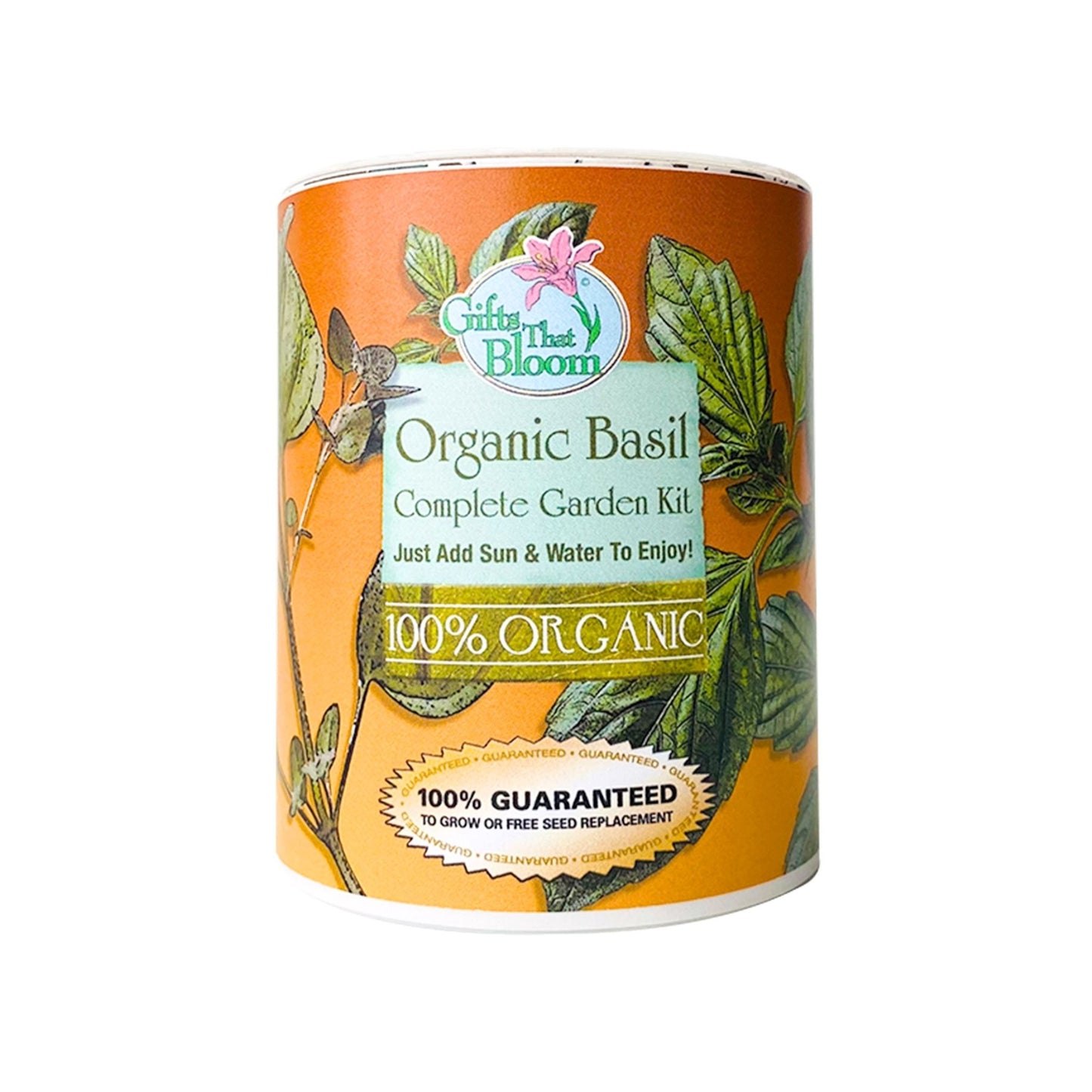 Organic Basil Herb  Garden Grocan Seed Kit