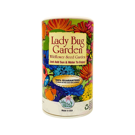 Lady Bug Garden Shaker Can