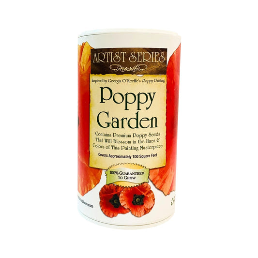 Poppy Garden Shaker Can Seed Kit