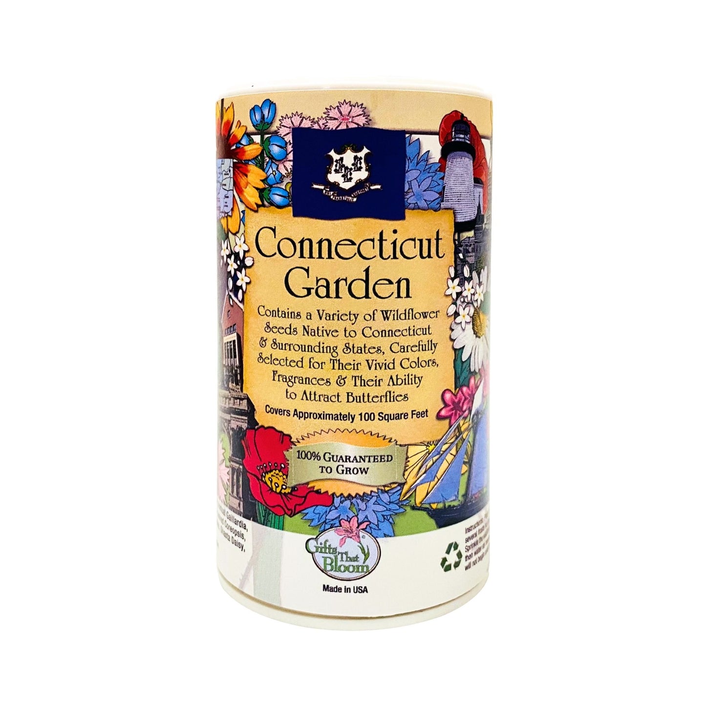 Connecticut Garden Shaker Can