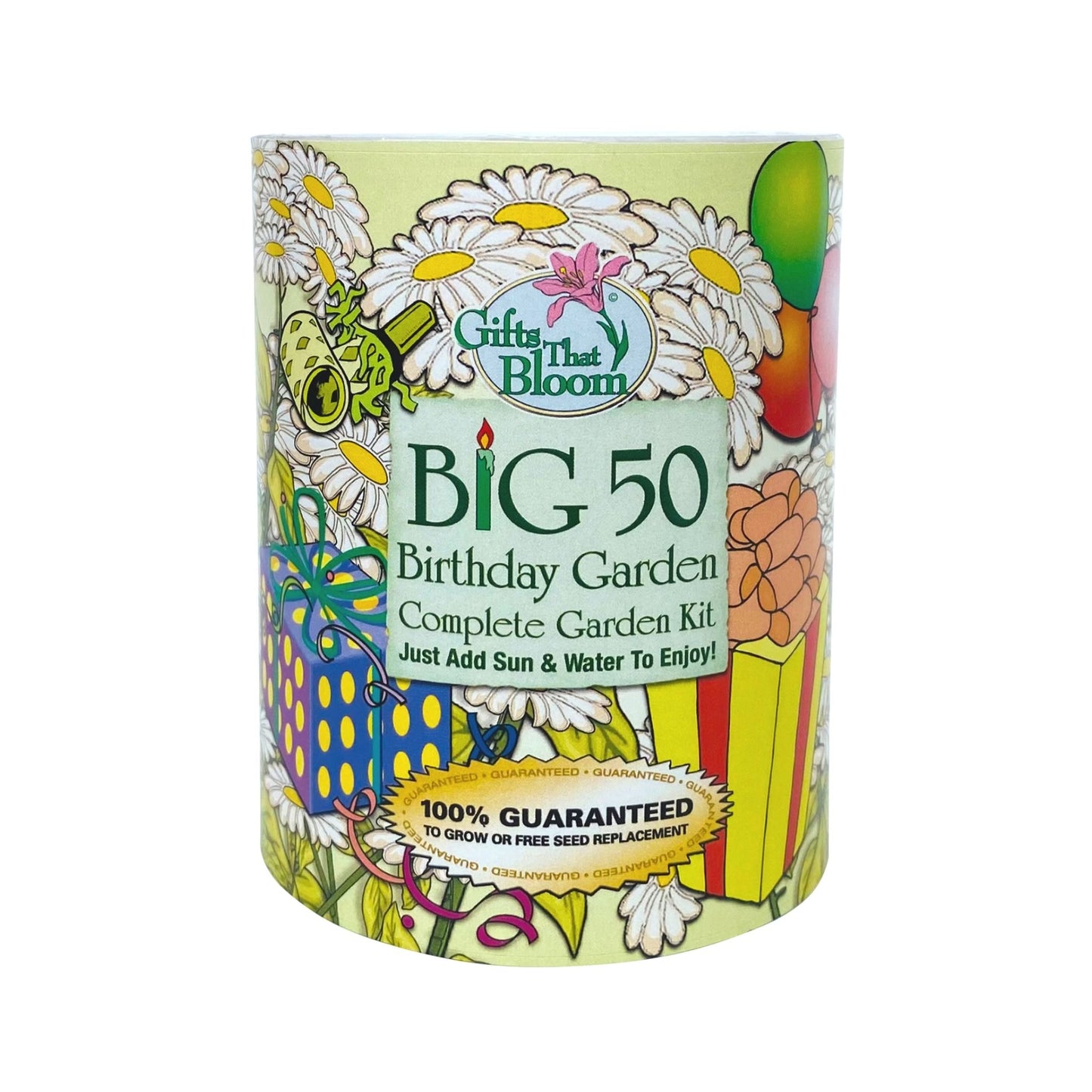 Big 50 Birthday Garden Grocan Seed Kit