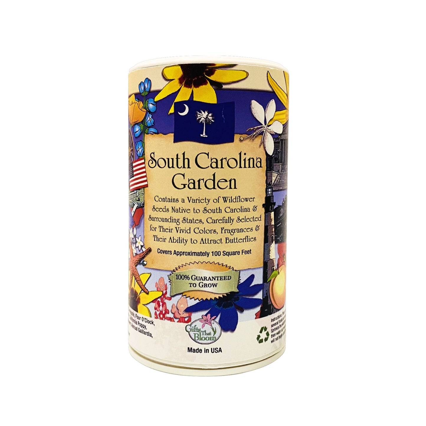 South Carolina Garden Shaker Can Seed Kit