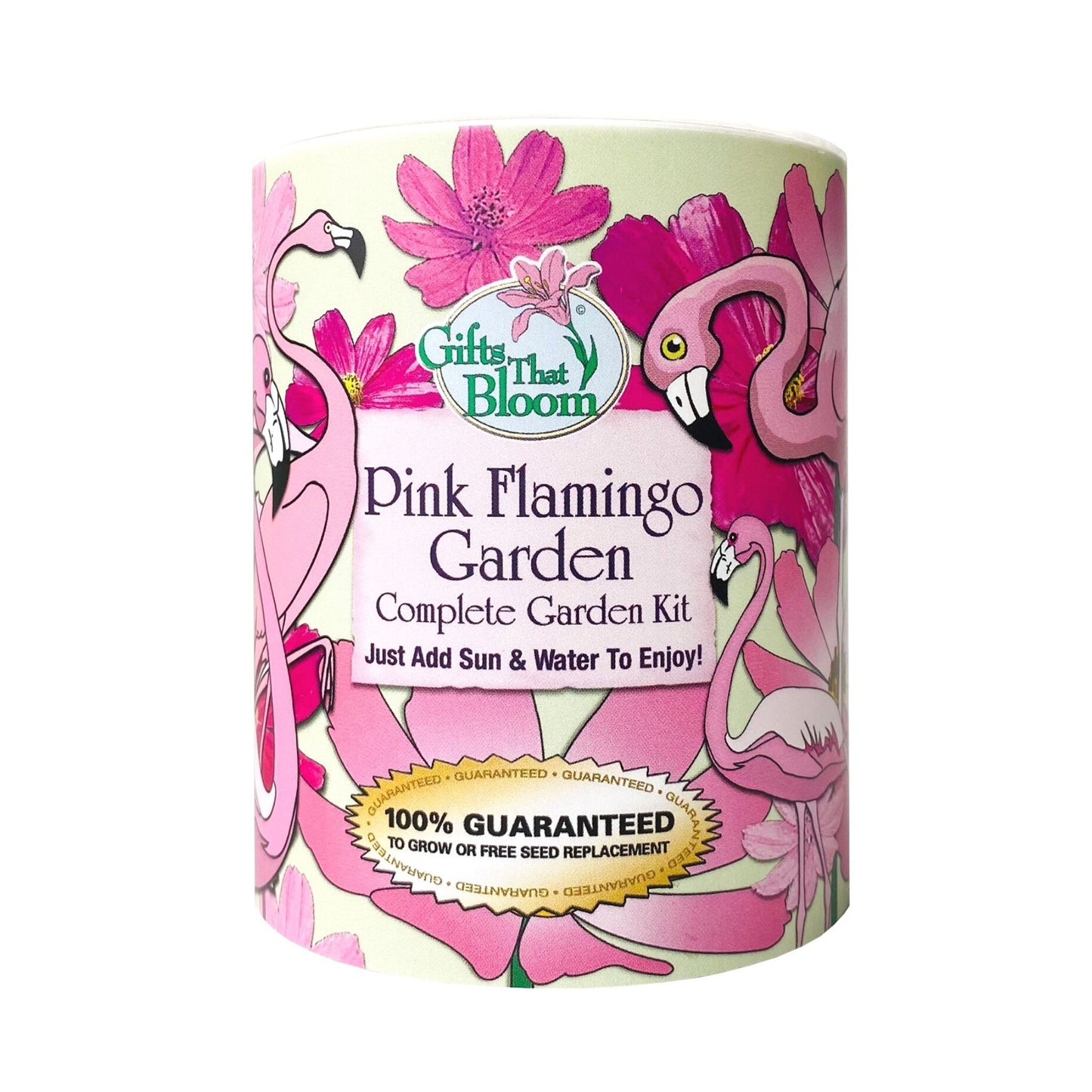 Pink Flamingo Garden Grocan Seed Kit
