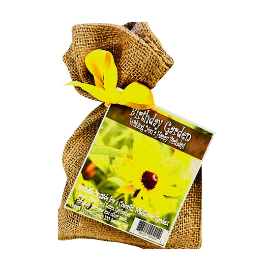 Birthday Burlap Garden Seed Kit