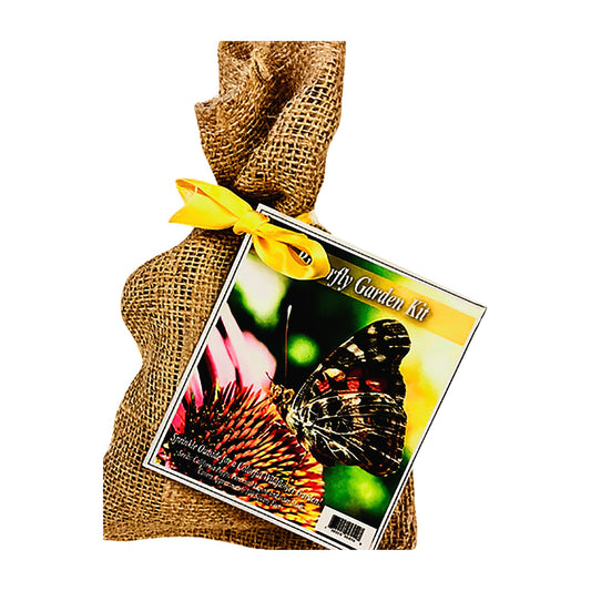 Butterfly Burlap Garden Seed Kit