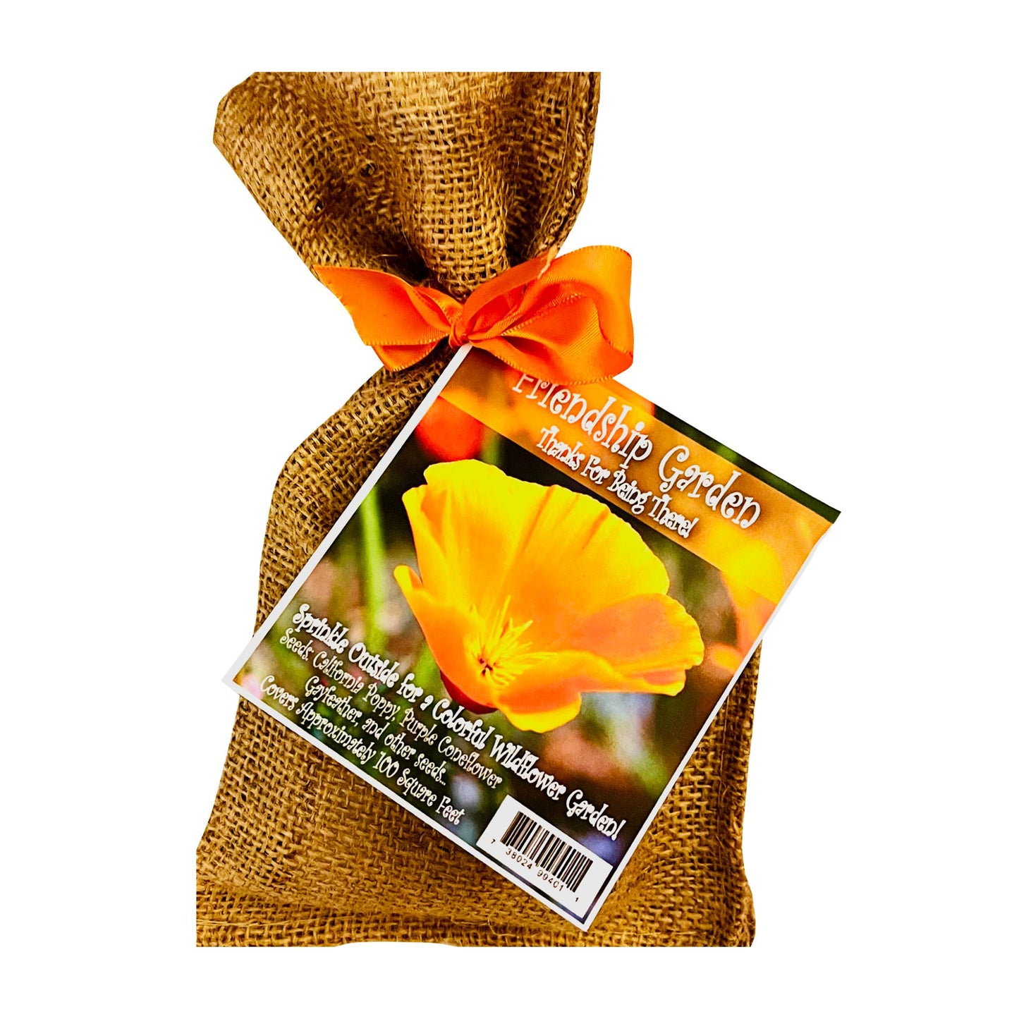 Friendship Garden Seed Kit in Burlap Bag