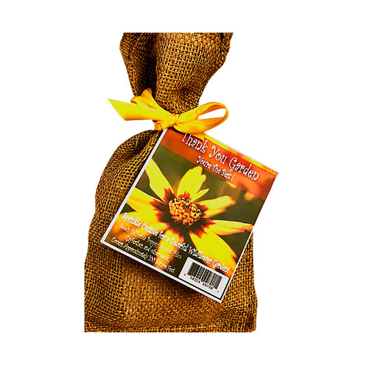 Thank You Garden Seed Kit in Burlap Bag
