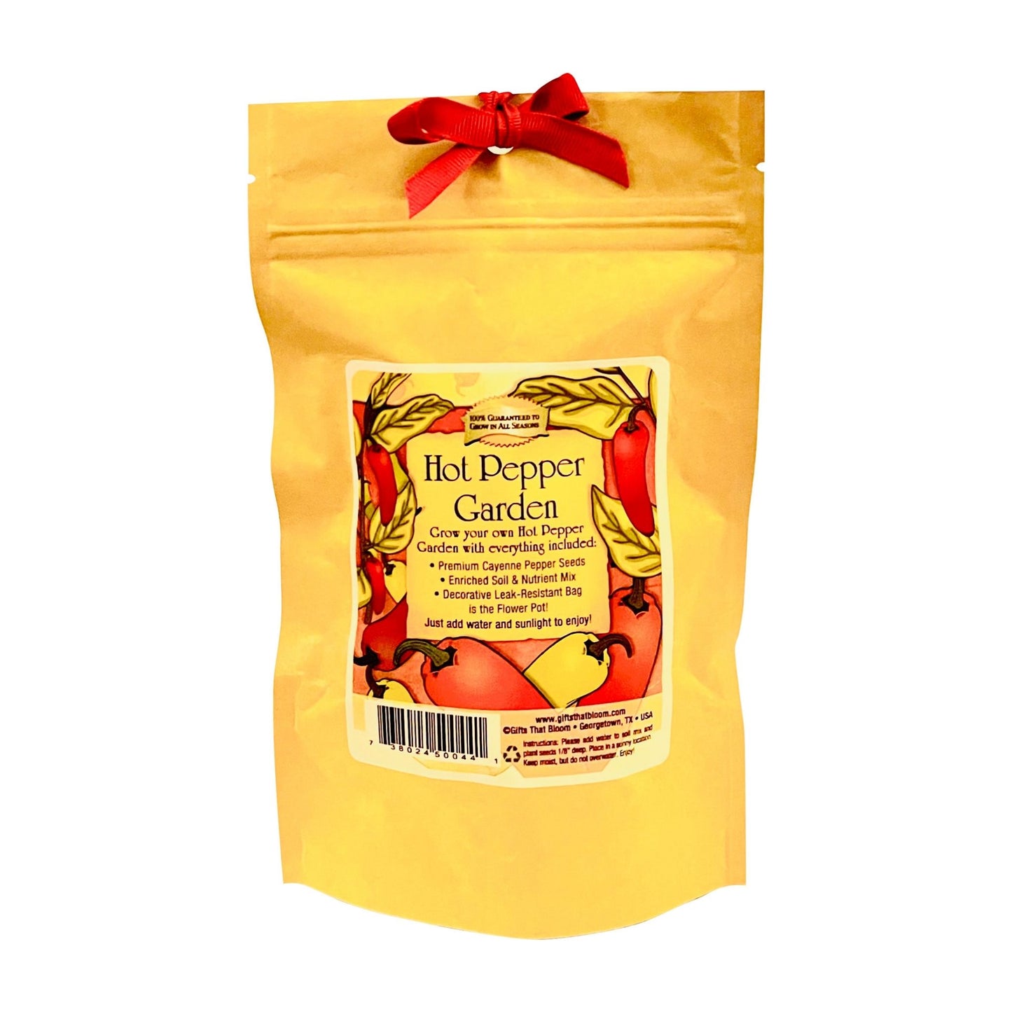 Hot Pepper Garden Grobag Seed Kit