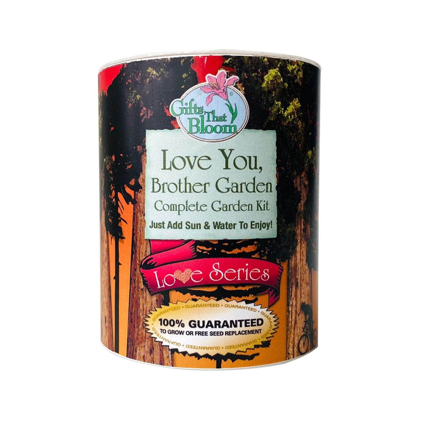 Love You Brother Garden Grocan Seed Kit