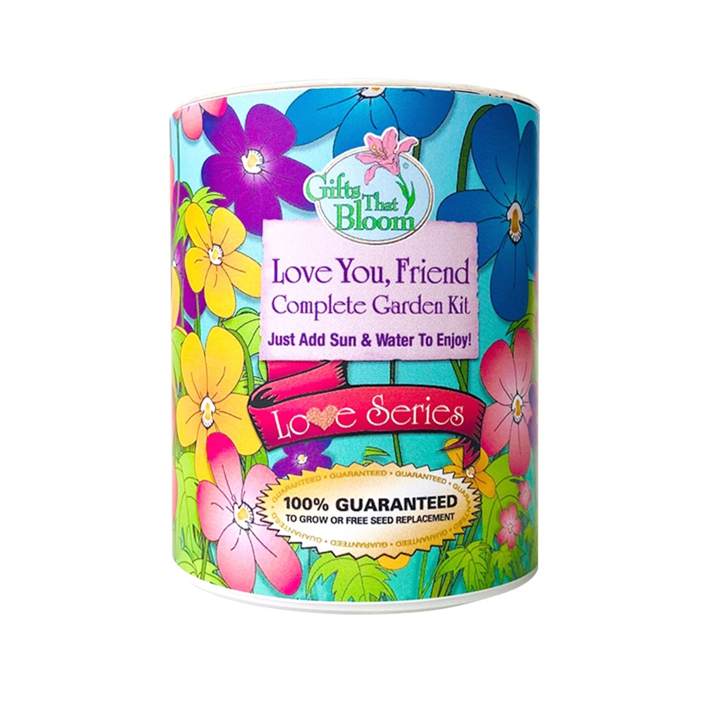 Love You Friend Garden Grocan Seed Kit