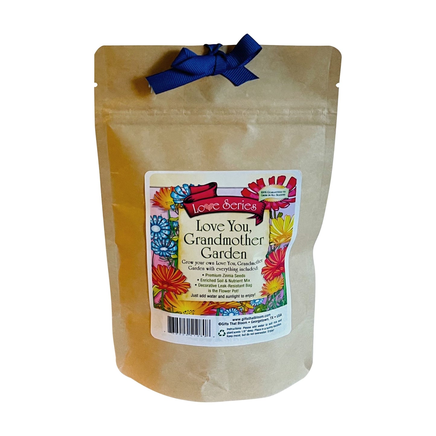 Love You Grandmother Garden Grobag Seed Kit