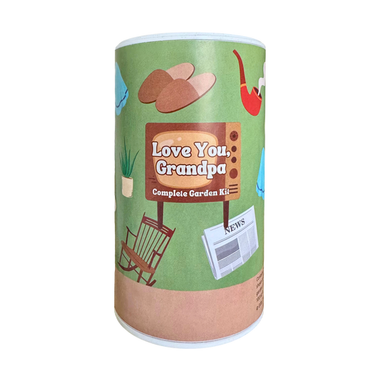 Love You Grandpa Shaker Can Seed Kit