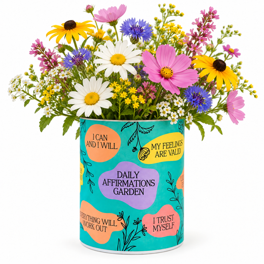 Daily Affirmations Garden Grocan Seed Kit