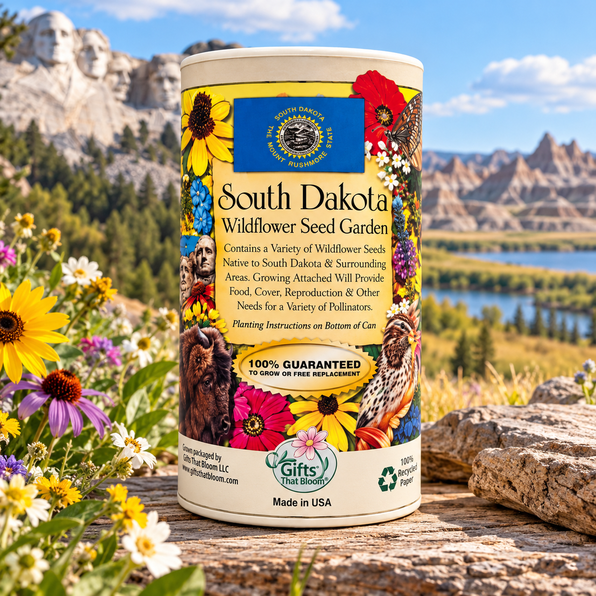 South Dakota Garden Shaker Can Seed Kit