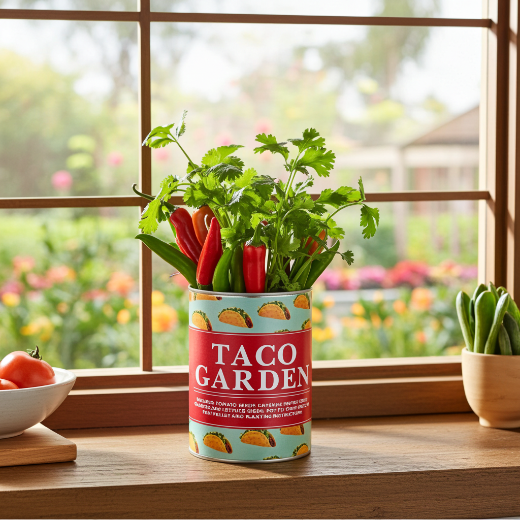 Taco Garden Grocan Seed Kit