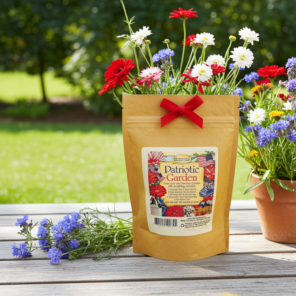 Patriotic Garden Grobag Seed Kit