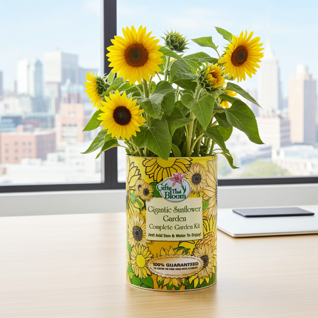Gigantic Sunflower Garden Grocan Seed Kit