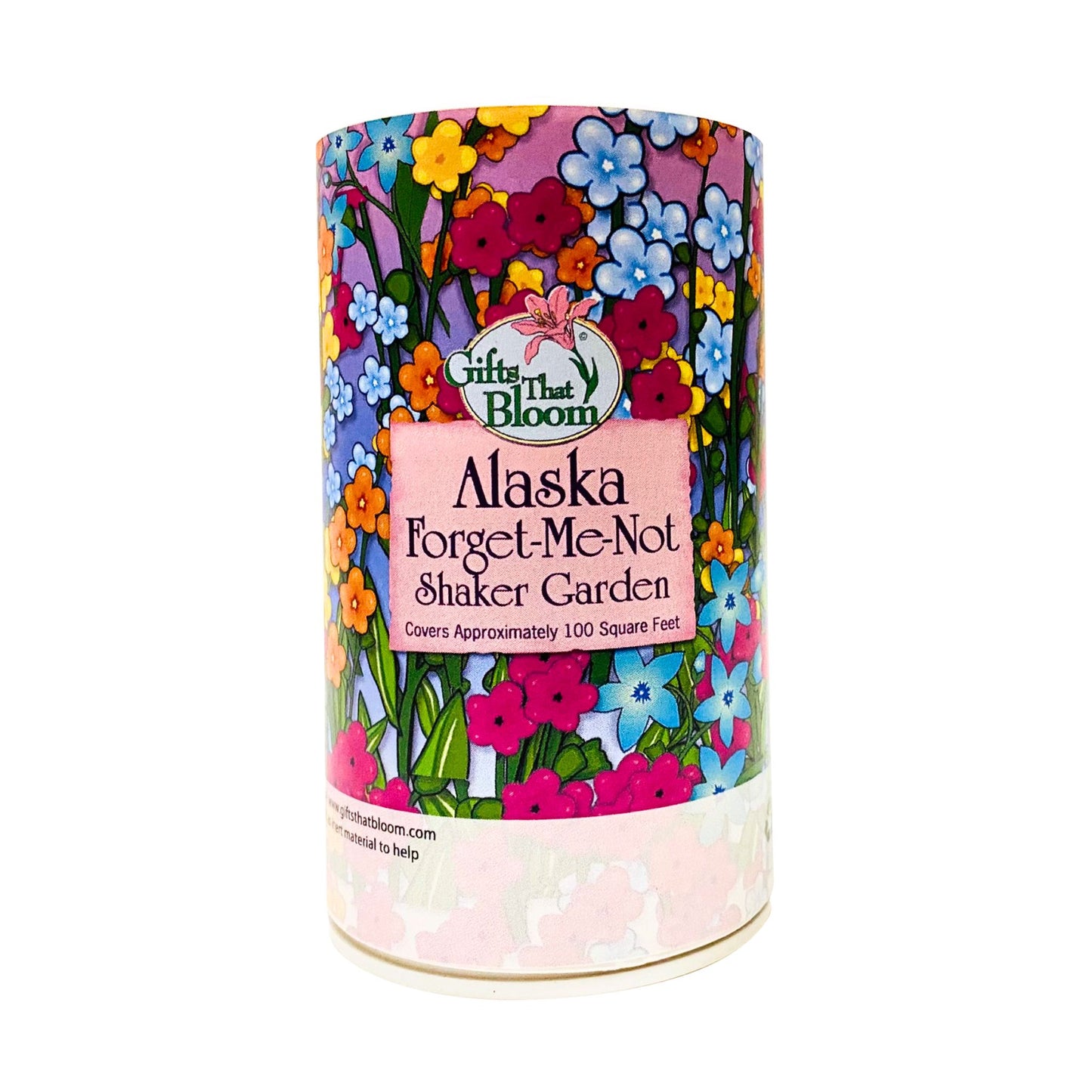 Alaska Forget-Me-Not Garden Shaker Can