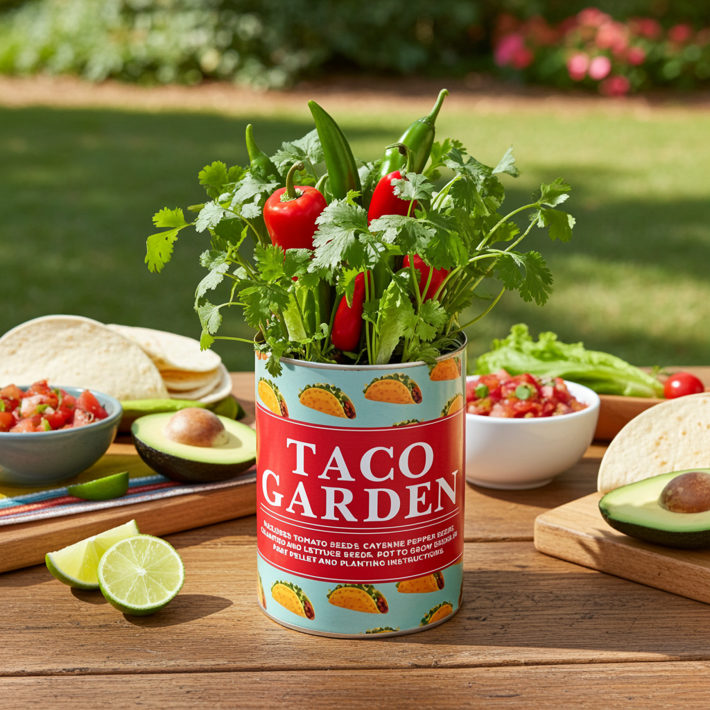 Taco Garden Grocan Seed Kit