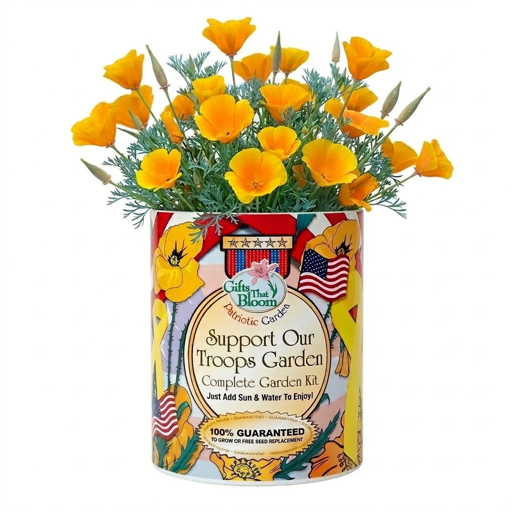Support Our Troops Garden Grocan Seed Kit