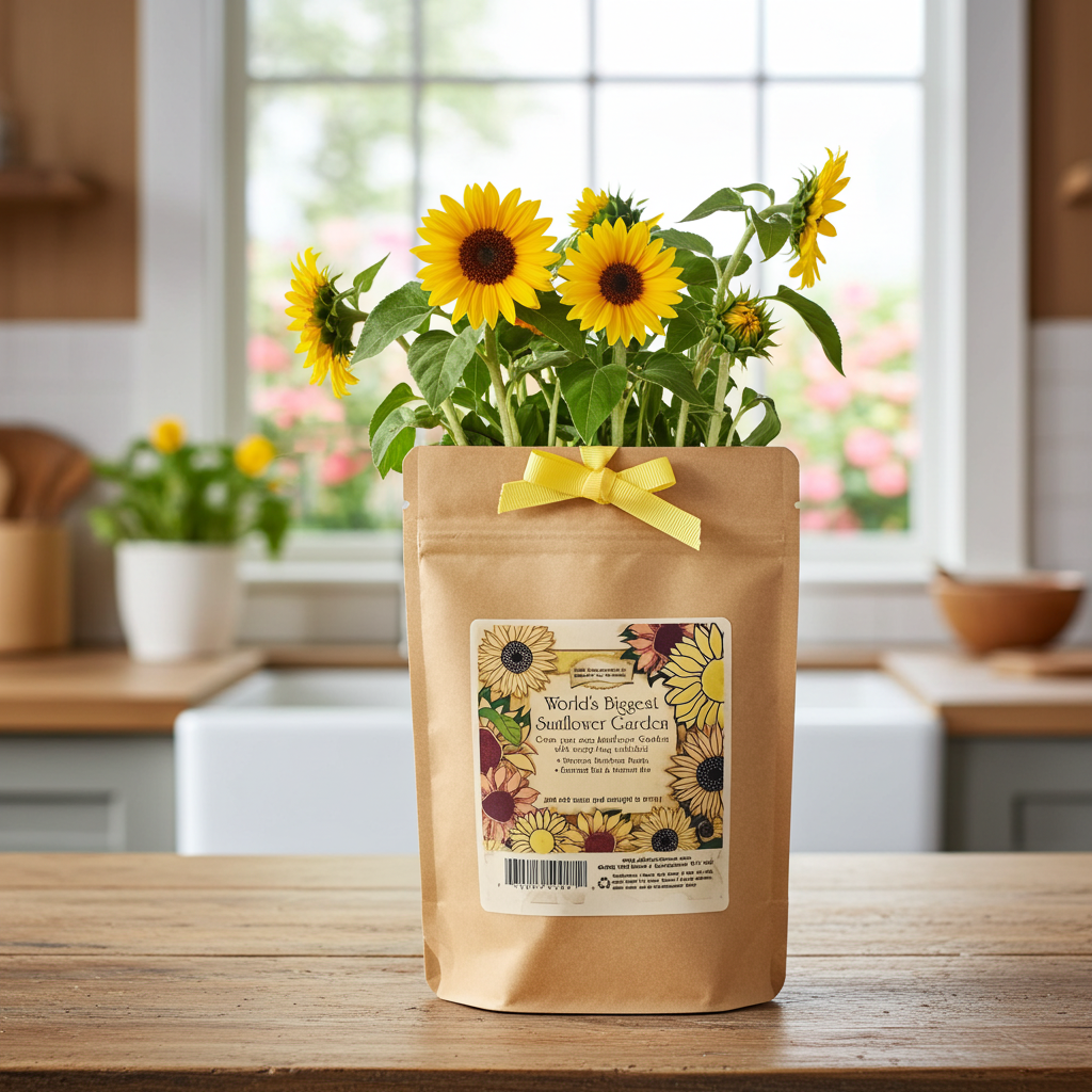 World's Biggest Sunflower Garden Grobag Seed Kit