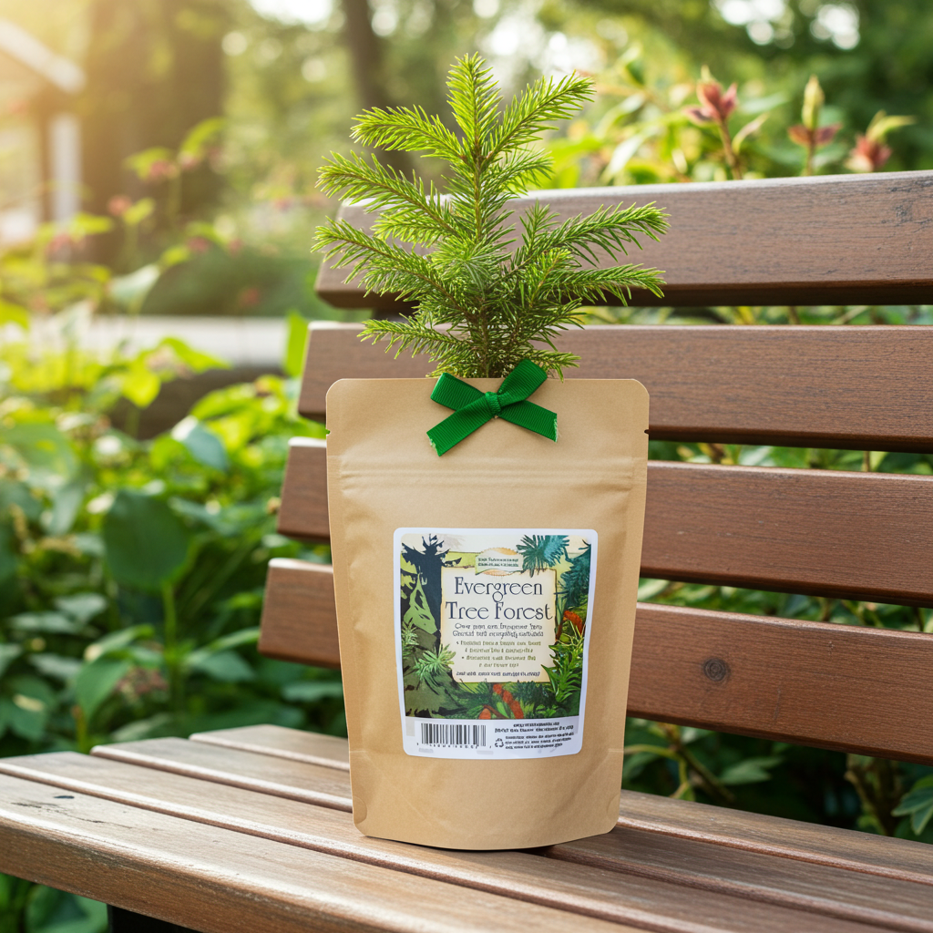 Evergreen Tree Garden Grobag Seed Kit