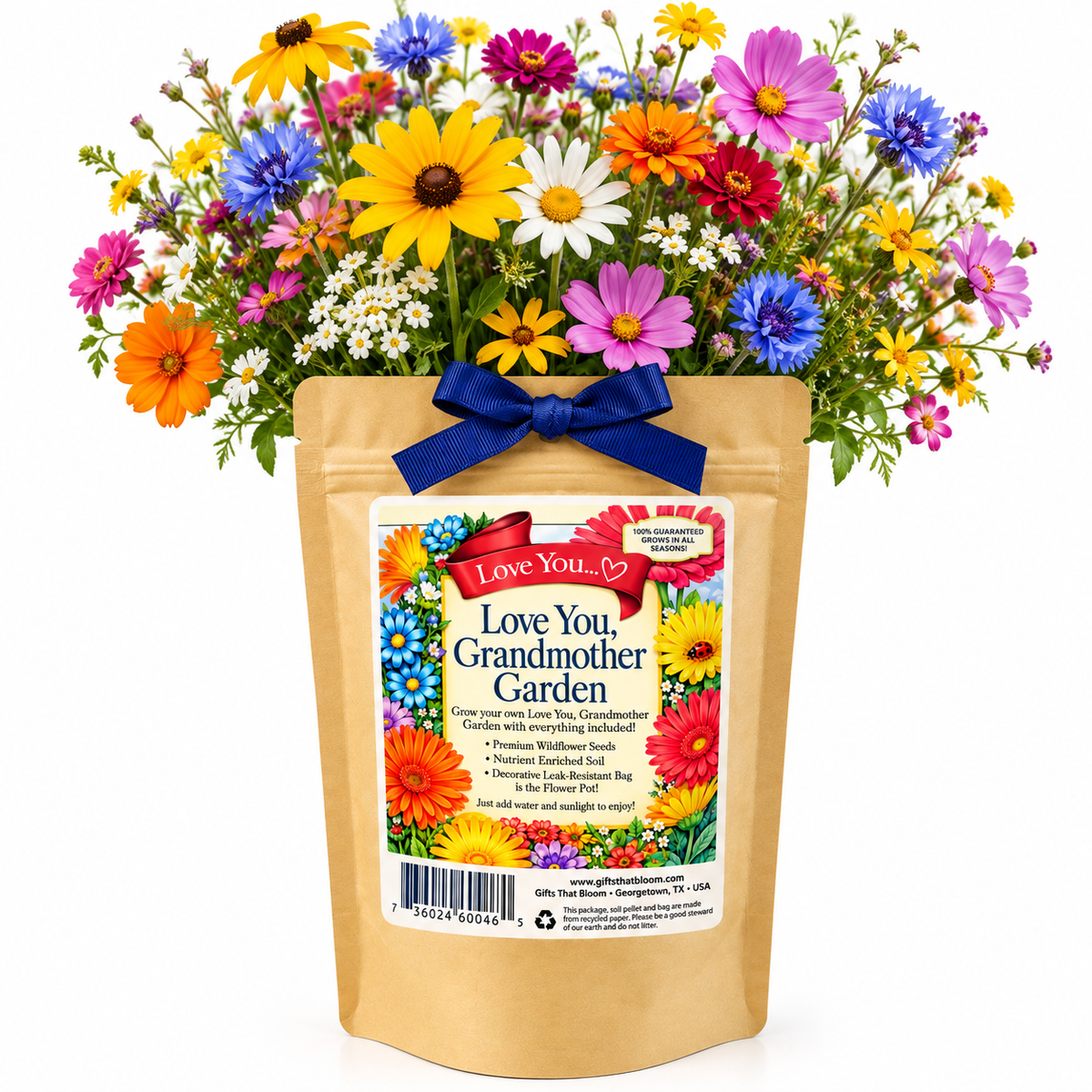 Love You Grandmother Garden Grobag Seed Kit