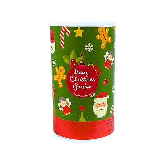 Merry Christmas Garden Shaker Can Seeed Kit