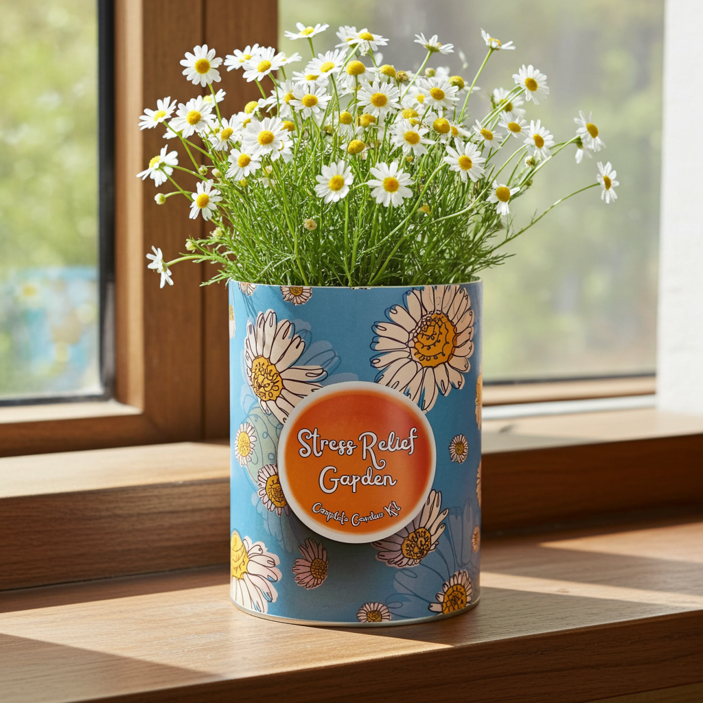 Stress Relief Garden Grocan Seed Kit