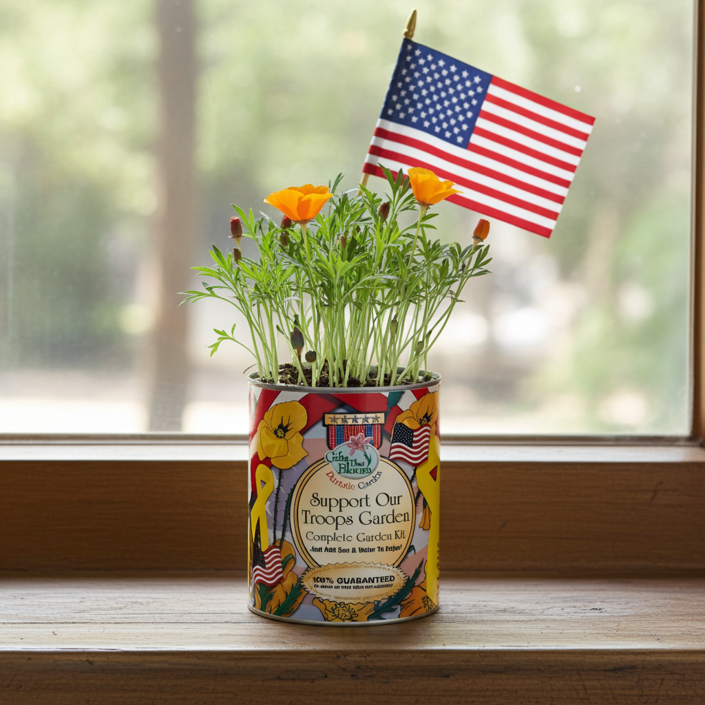Support Our Troops Garden Grocan Seed Kit