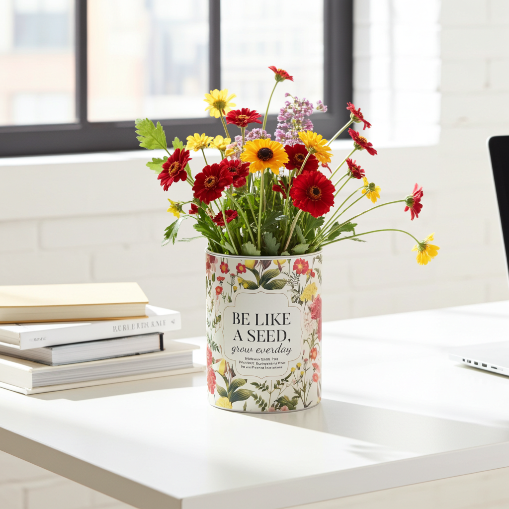 Be Like a Seed, Grow Everyday Garden Grocan Seed Kit