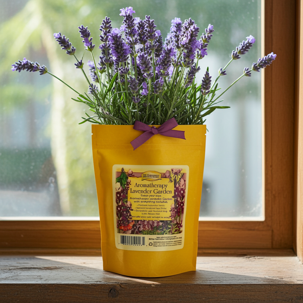 Aromatherapy Lavender Garden Grobag Seed Kit