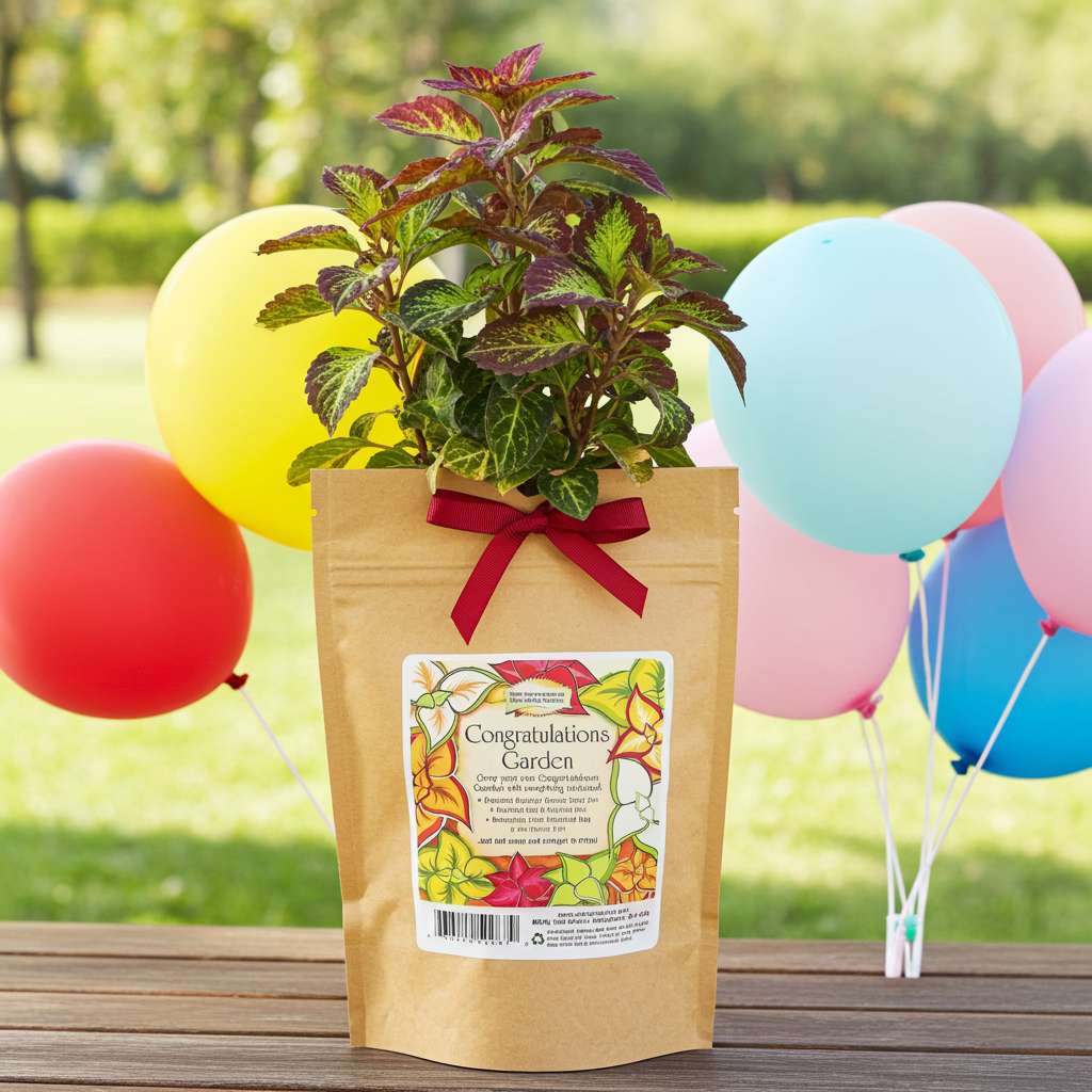 Congratulations Garden Grobag Seed Kit