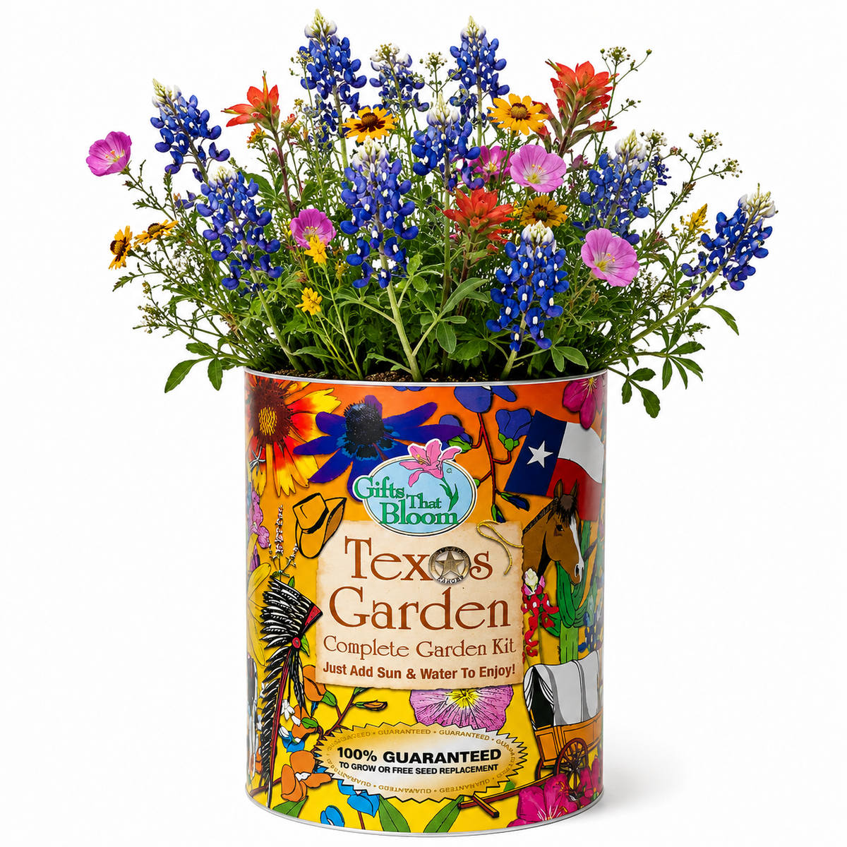 Texas State Garden Grocan Seed Kit