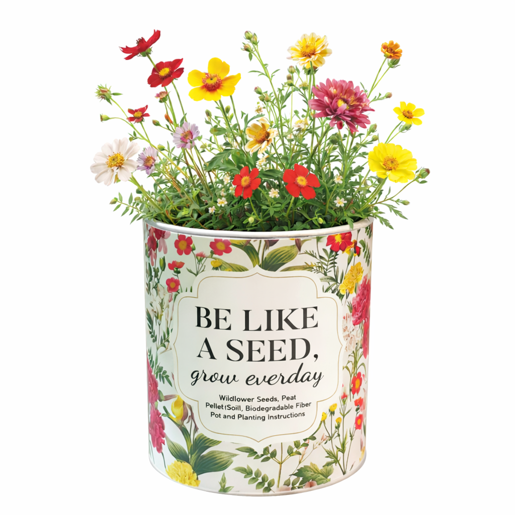 Be Like a Seed, Grow Everyday Garden Grocan Seed Kit