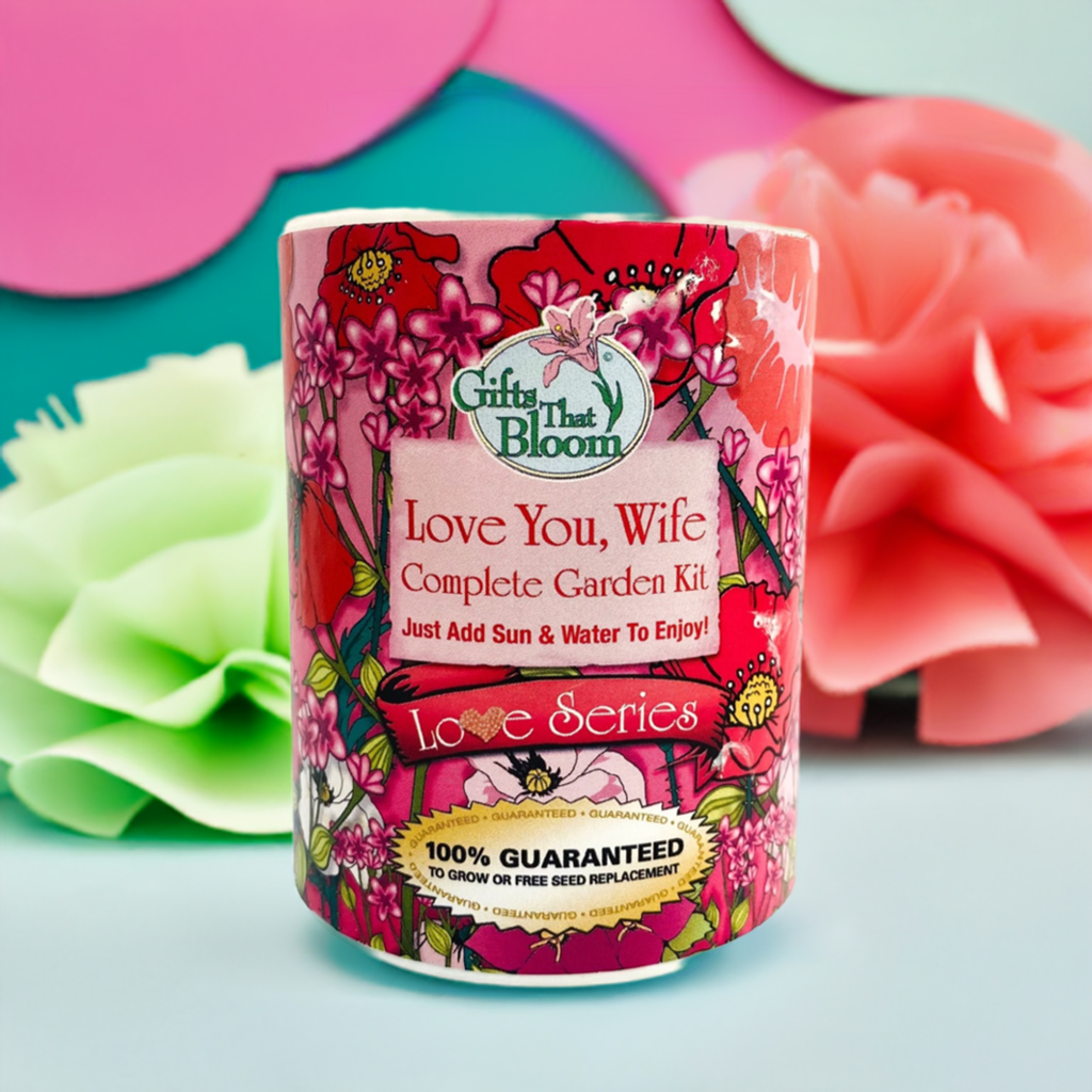 Love You Wife Garden Grocan Seed Kit
