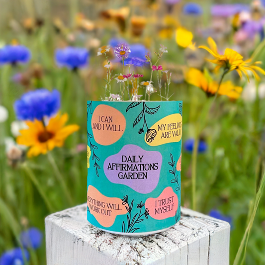 Daily Affirmations Garden Grocan Seed Kit