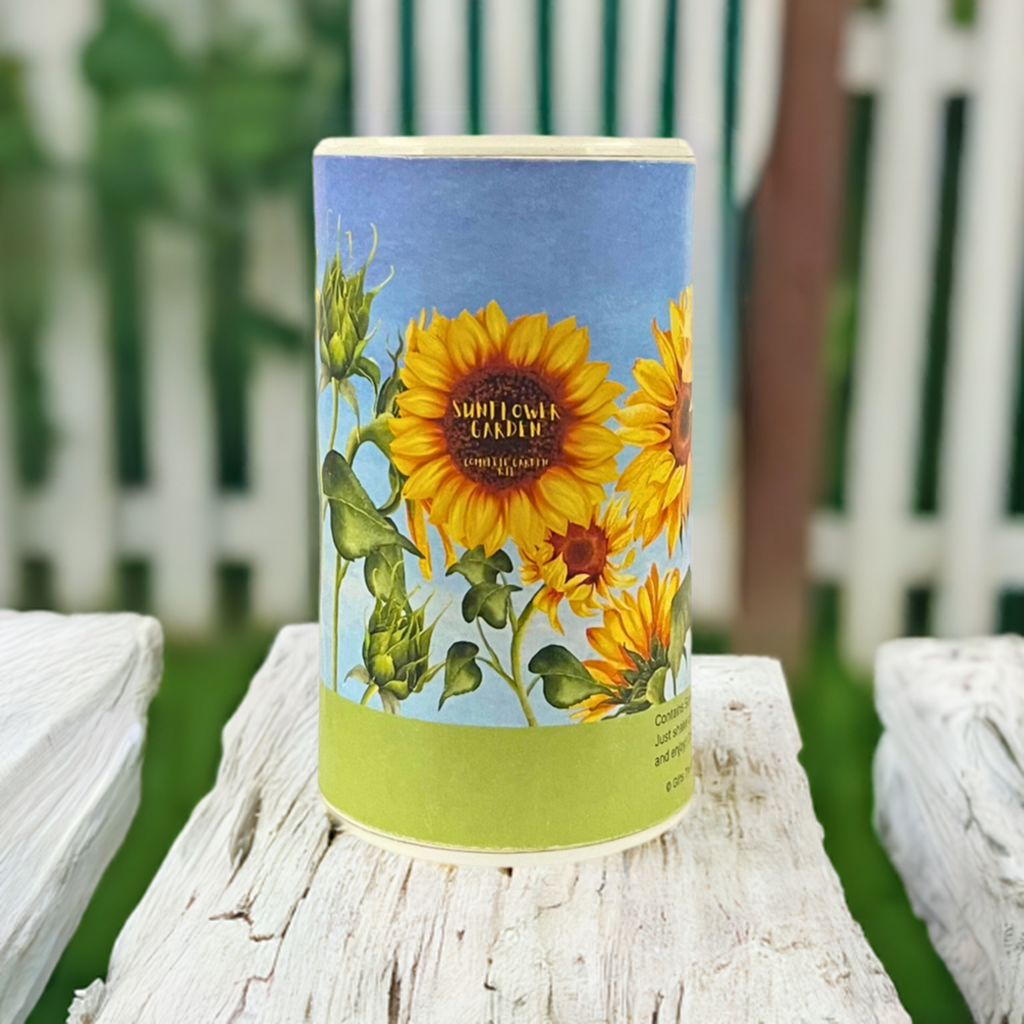 Sunflower Garden Shaker Can Seed Kit