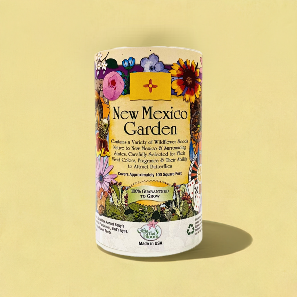 nm wildflower seeds New Mexico Garden Shaker Can