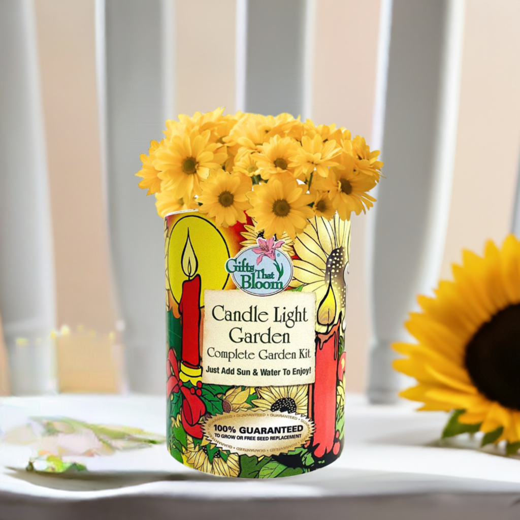 candles with seeds to plant Gifts That Bloom Candlelightgc Candle Light Garden Grocan