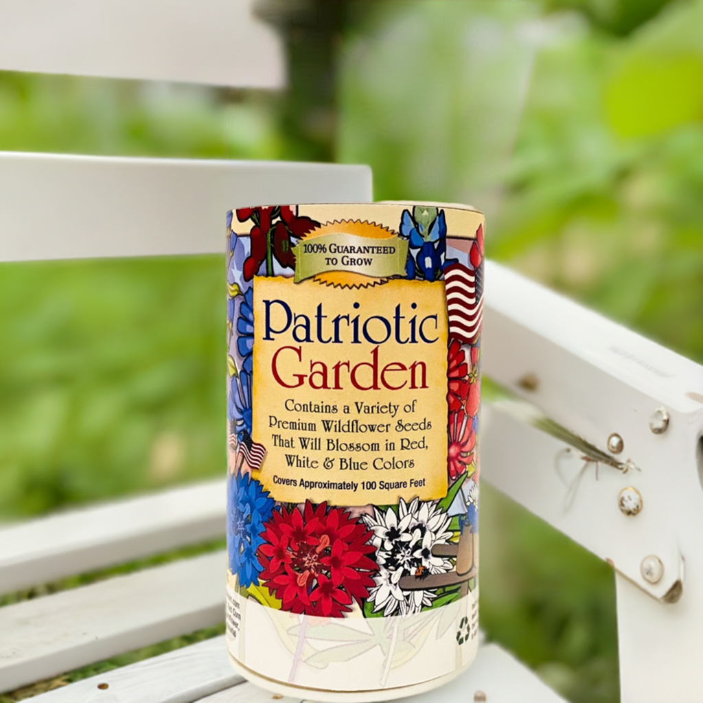 Patriotic Garden Shaker Can Seed Kit