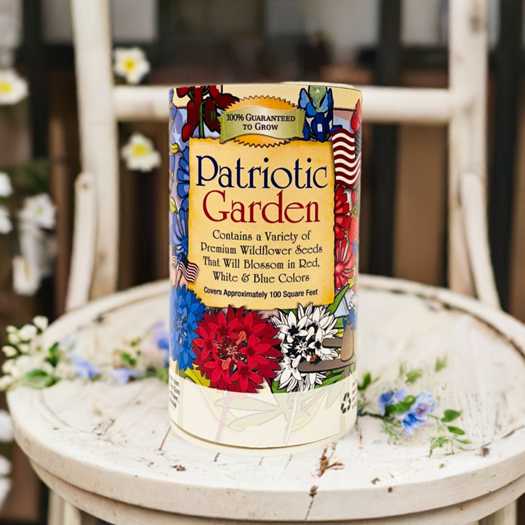 Patriotic Garden Shaker Can Seed Kit