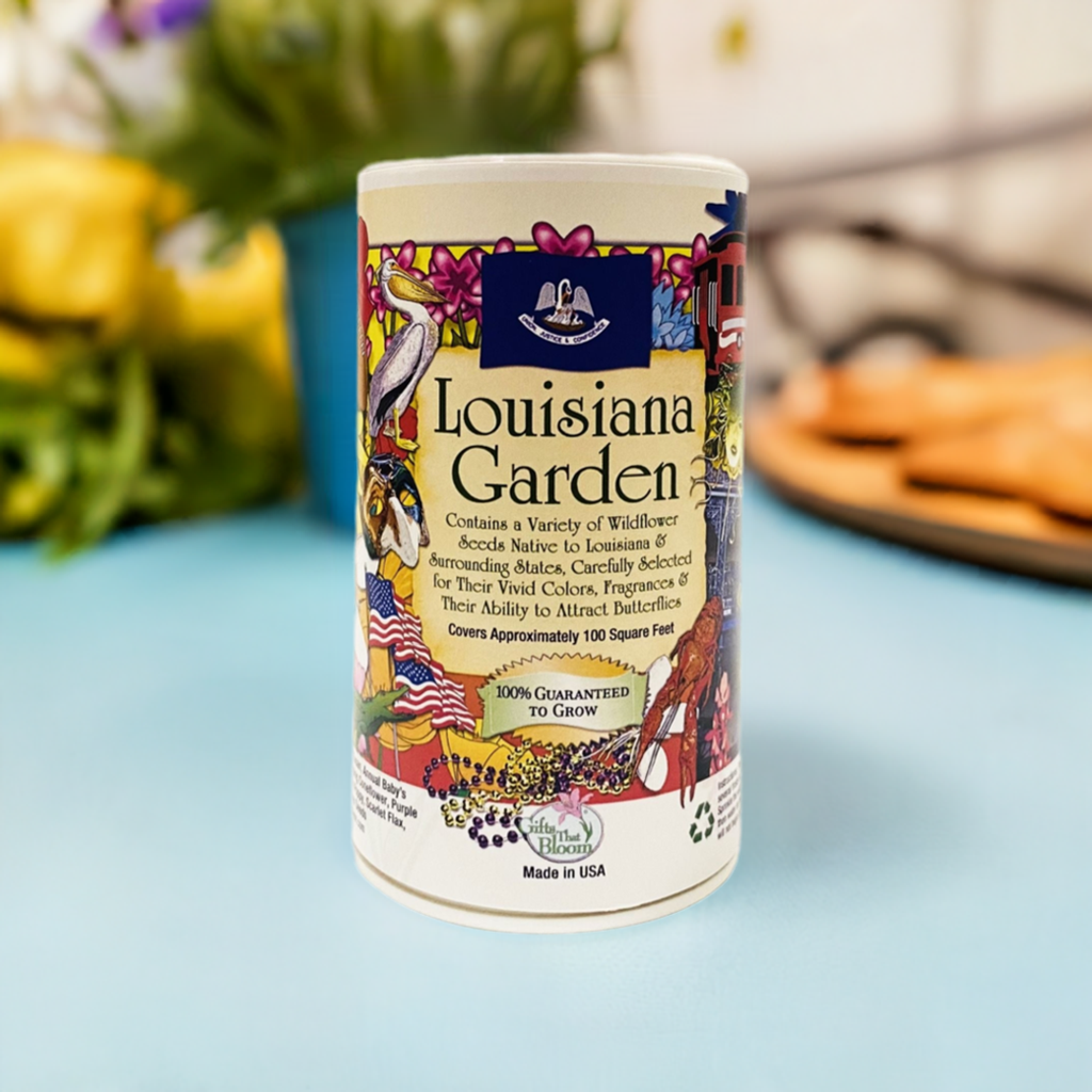 louisiana native wildflower seeds Louisiana Garden Shaker Can Seed Kit