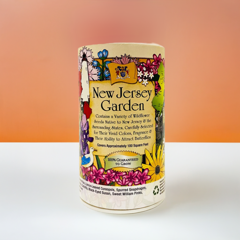 nj native wildflower seeds New Jersey Garden Shaker Can Seed Kit