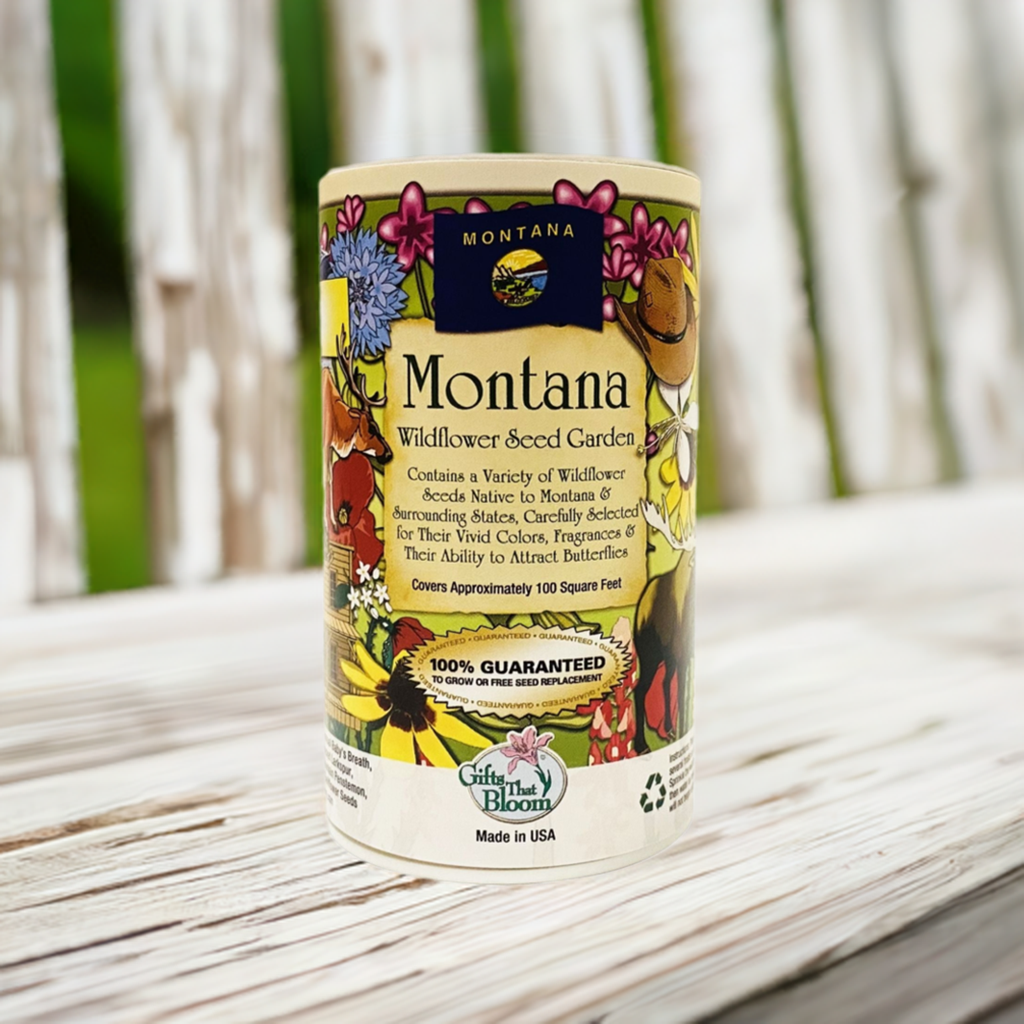 montana garden seeds Gifts That Bloom Montanash Montana Garden Shaker Can, Size: 4.25