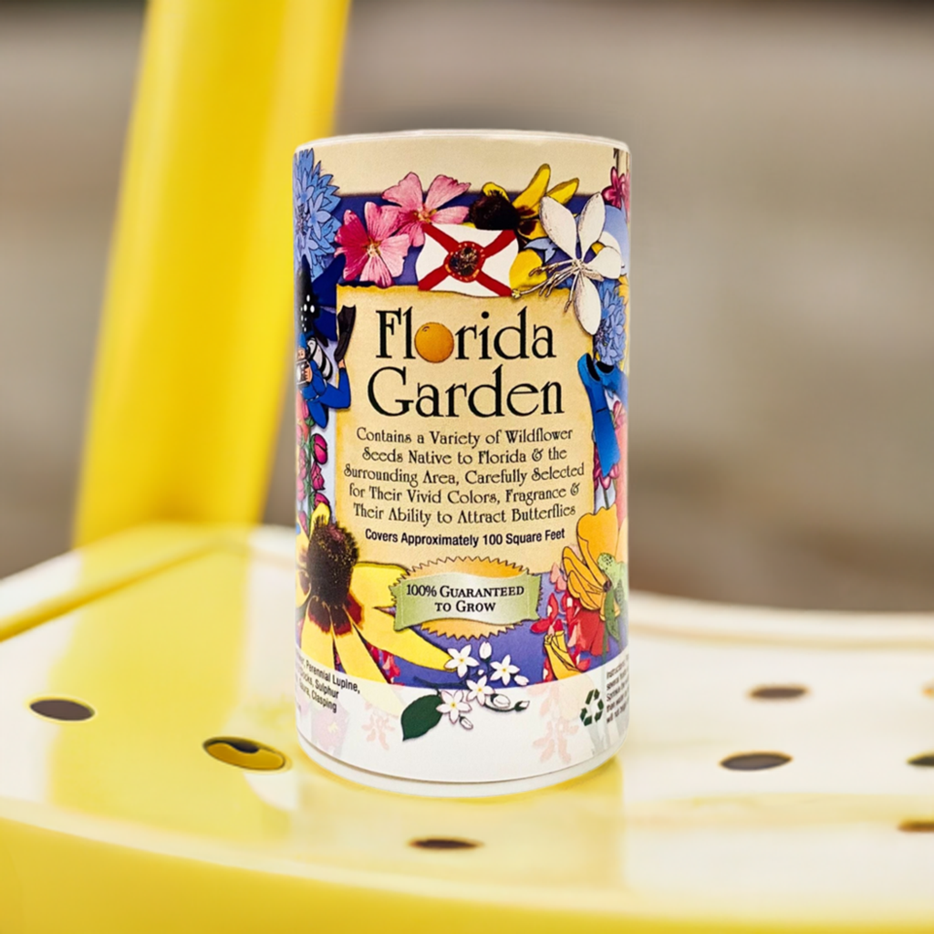 buy florida wildflower seeds Gifts That Bloom Floridash Florida Garden Shaker Can, Size: 4.25