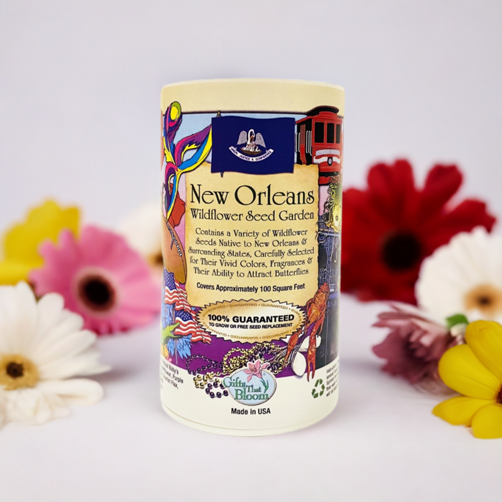 New Orleans Garden Shaker Can Seed Kit
