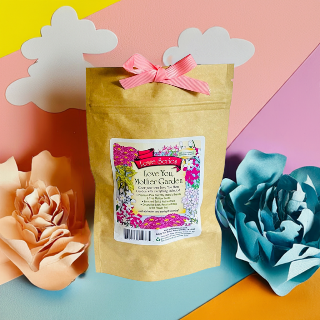 Love You Mother Garden Grobag Seed Kit