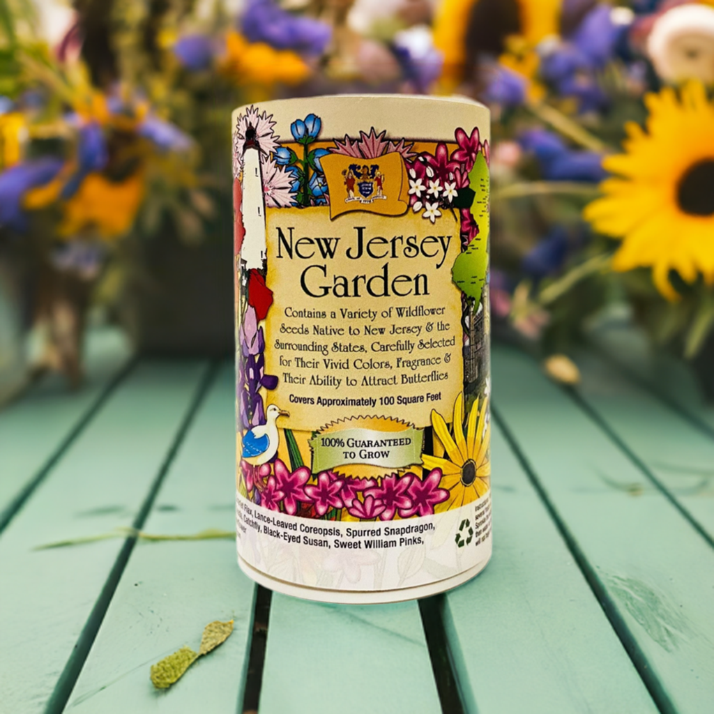 new jersey native wildflower seeds New Jersey Garden Shaker Can Seed Kit